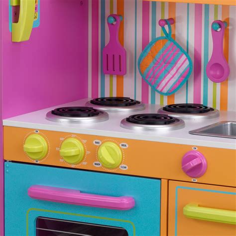 Kidkraft Deluxe Big And Bright Kitchen Play Set And Reviews Wayfair