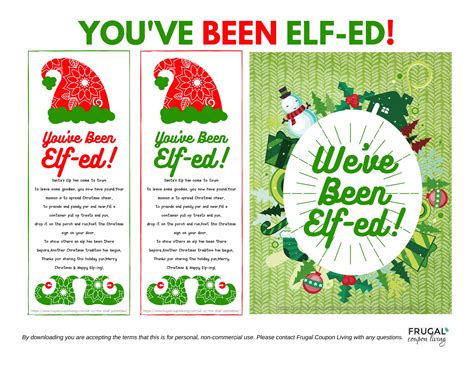 Weve Been Elfed Youve Been Elf Printable Cute Etsy