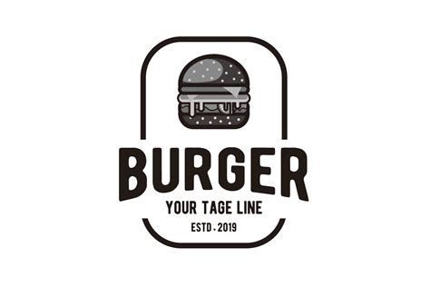 Burger Hamburger Restaurant Vintage Logo Graphic By Sore Creative