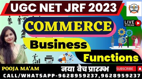 UGC NET JRF 2023 COMMERCE Net Jrf 2023 Ugc Net Jrf 2023