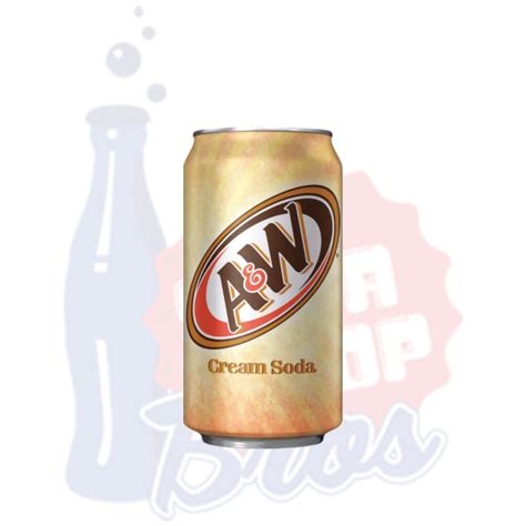 A&W Cream Soda (Can) - Soda Pop Bros Soda