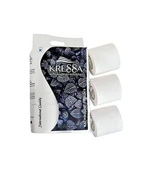 Kressa 2 Ply Toilet Tissue Roll Bathroom Tissue Toilet Paper 10