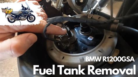 Bmw R Gs Adventure Fuel Tank Removal Detailed Step By Step Youtube