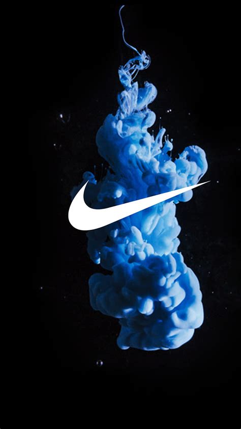 Blue Nike Logo Wallpaper Hd