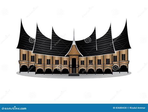 vector rumah gadang
