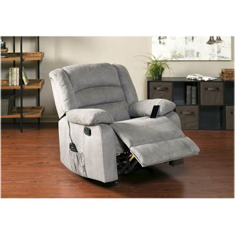 Best Buy Relaxzen Rocker Recliner With Massage Heat And Dual Usb Gray 60 701004m