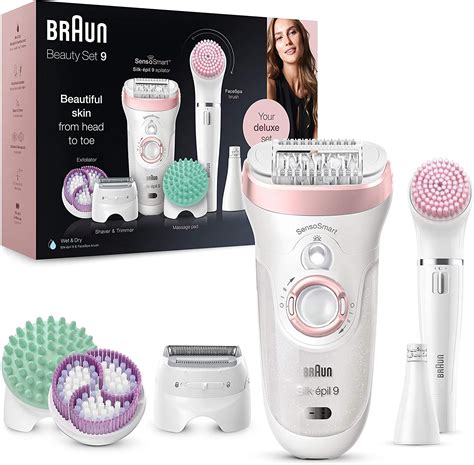 Braun Silk épil Beauty Set 9 9 995 Deluxe 9 in 1 Wireless Wet Dry