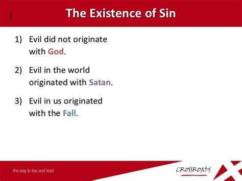 The Doctrine of Sin