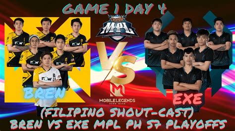 Filipino Shout Cast BREN VS EXE GAME 1 MPL PH SEASON 7 DAY 4 PLAYOFFS