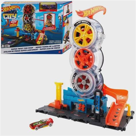 Pista hot Wheels city Super Loja de Pneus Mattel HDP em Promoção na Americanas
