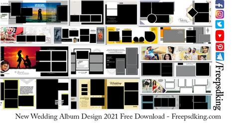 New Wedding Album Design 2021 Free Download Freepsdking