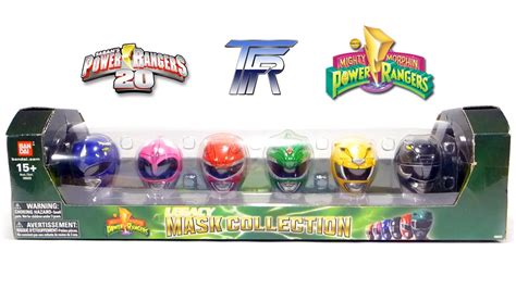 Power Rangers 20th Anniversary Legacy Mask Collection Toy Review 60fps