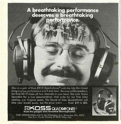 Fascinating Vintage Ads of Old-School Headphones ~ Vintage Everyday