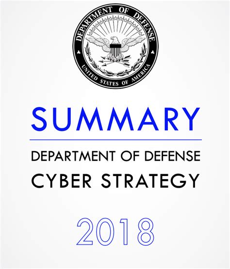 USA – DOD Cyber Strategy Summary (2018) – CyberWar.ro