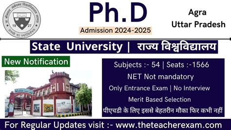 Phd Application Form Phd Admission Without Net Jrf Only