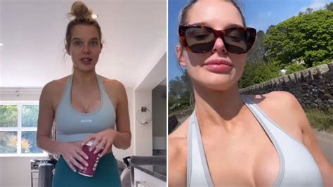 Helen Flanagan Shows Off Jaw Dropping Results Of Boob Job In Sportswear