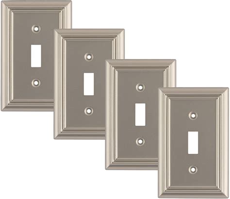 Flat Satin Wall Plate Sleek Lighting