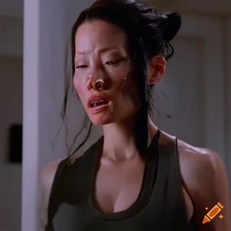 Lucy Liu Martial Arts Fighter In A Movie Fight Scene On Craiyon