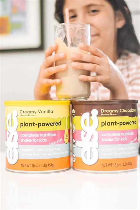 ELSE NUTRITION Batido de proteína orgánica para niños paquete de sabor