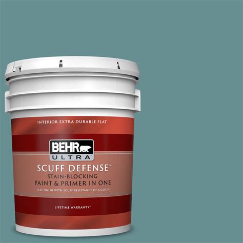 BEHR ULTRA 5 Gal 500F 6 Hallowed Hush Extra Durable Flat Interior