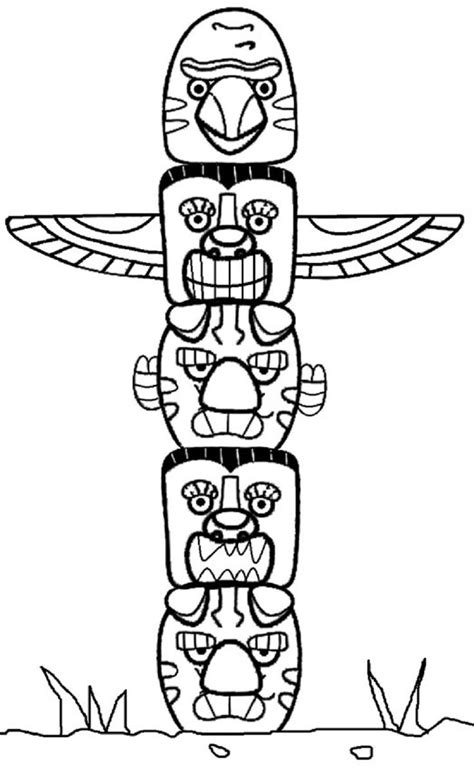 Printable Totem Pole Craft