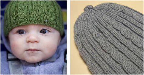 Cutiful Cables Knitted Baby Hat [FREE Knitting Pattern]