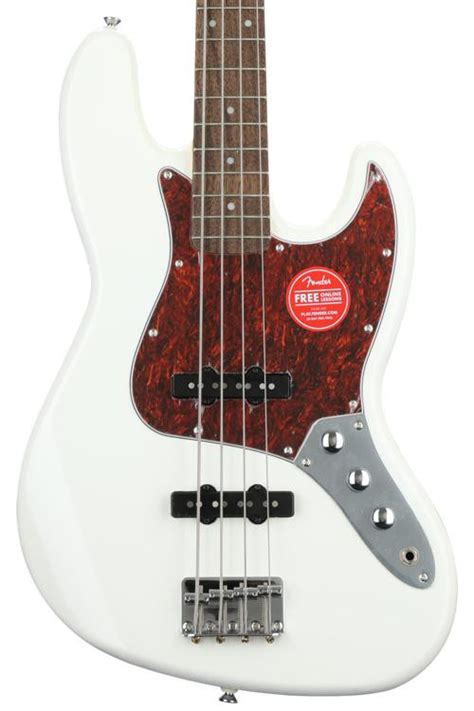 Squier Vintage Modified Jazz Bass Olympic White Sweetwater