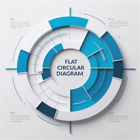 Infograf A De Diagrama Circular Plano Imagen Premium Generada Con Ia