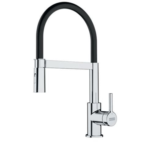 Mitigeur FRANKE Lina Semi Pro Dual Jet Side Chrome Black