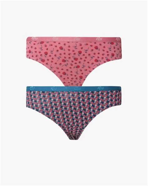 Buy Pack Of 2 Cotton Spandex Low Rise Bikini Panty Online At Best Prices In India JioMart
