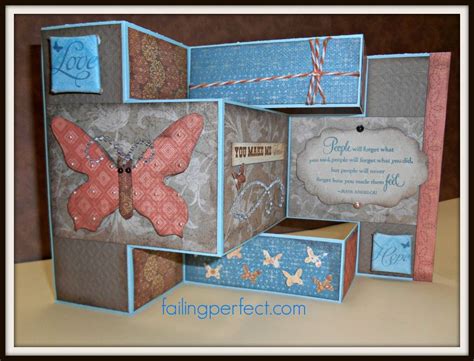 3 D Fancy Tri Fold Card Tutorial Tri Fold Cards Fancy Fold Cards