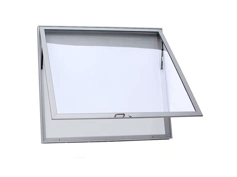 Jednokřídlá venkovní vitrína magnetická L60 - 21xA4 / B1000x1580 mm ...