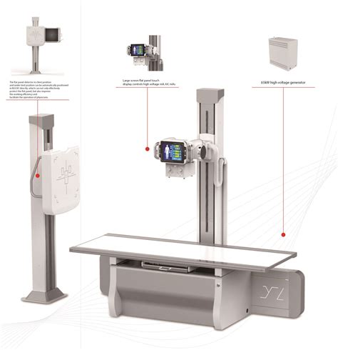 Floor-mounted Fluoroscopy X Ray Machine With DR Detector