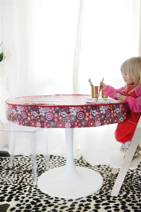 Waterproof Table Cover DIY (For Arts + Craft Time!) - A Beautiful Mess