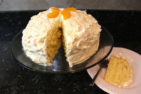 Mandarin Orange Cake Recipe (Sunshine Cake) - Mr. B Cooks