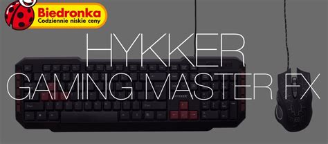 Dlaczego nie warto kupić zestawu Hykker Gaming Master FX z Biedronki