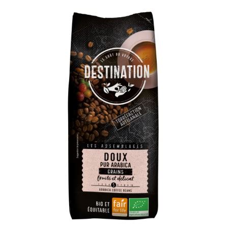 Caf Doux Pur Arabica Bio Equitable Grains Destination Bio