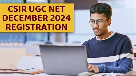 CSIR UGC NET December 2024 Registration सएसआईआर यजस नट 2024