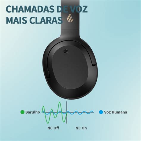 Fone De Ouvido Edifier W Nb Sem Fio Bluetooth Headset