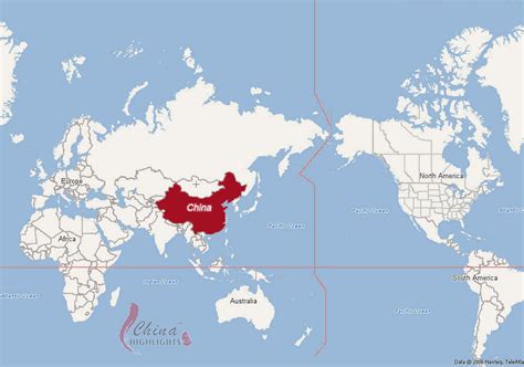 Maps: World Map Of China