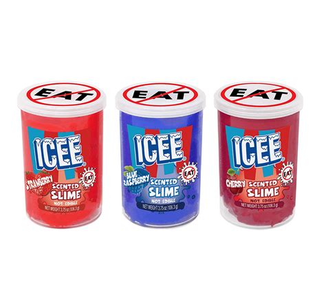 Icee Slurpee Slushy Scented Slime - Variety Pack | Makes Food Scents