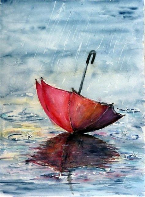 50 Raining Umbrella Painting Ideas to Try This Year