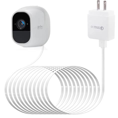 Arlo Camera Charger Cable Weatherproof Ft M Charging Cable For