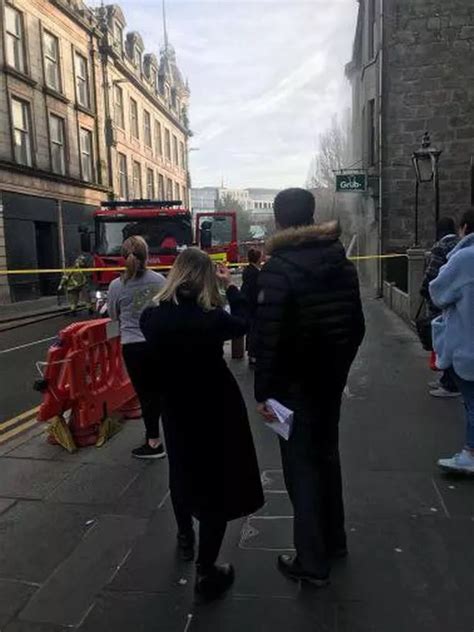 Fire Breaks Out In Aberdeen City Centre Restaurant As Smoke Billows Out