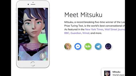 Mitsuku chatbot app - sekasystem