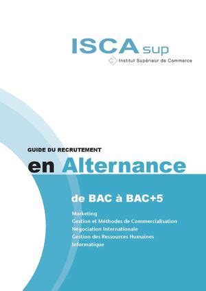 Calaméo Guide de l alternance ISCA Sup