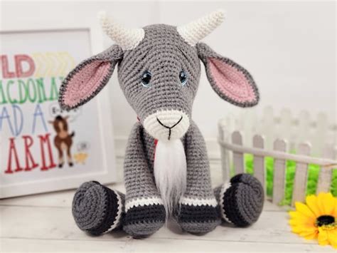 Goat Crochet Pattern Crochet Goat Amigurumi Goat Pattern - Etsy