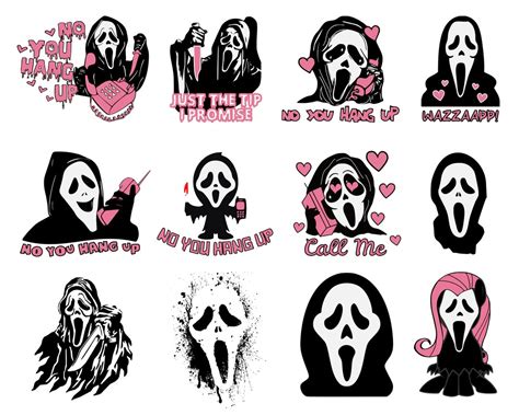 Scream Svg Scream You Hang Up Svg Ghost Face Svg Scream Ghost Face