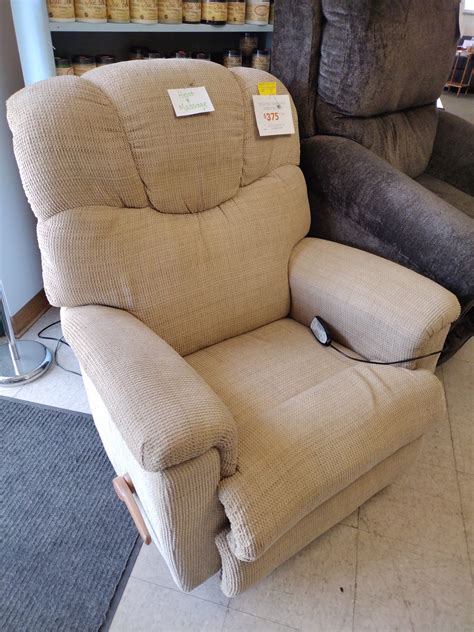 Beige Heat And Massage Lazboy Recliner Roth And Brader Furniture