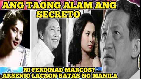 Ang Taong Alam Ang Secreto Ni Ferdinand Marcos Arsenio Lacson Youtube